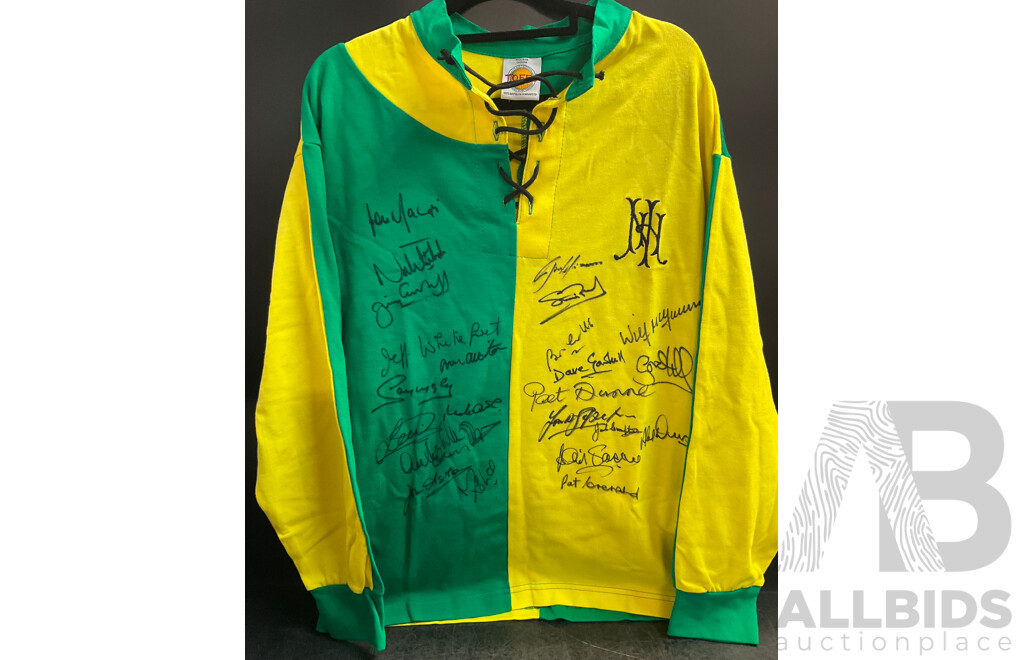 Newton Heath 1892 Shirt Signed by 24 Manchester United Legends