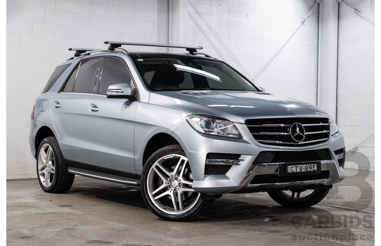 3/2014 Mercedes-Benz ML 250 CDI Bluetec (4x4) 166 4d Wagon Diamond Silver Metallic Turbo Diesel 2.1L