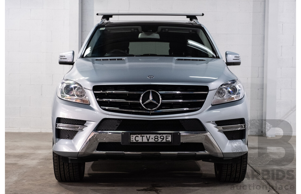 3/2014 Mercedes-Benz ML 250 CDI Bluetec (4x4) 166 4d Wagon Diamond Silver Metallic Turbo Diesel 2.1L