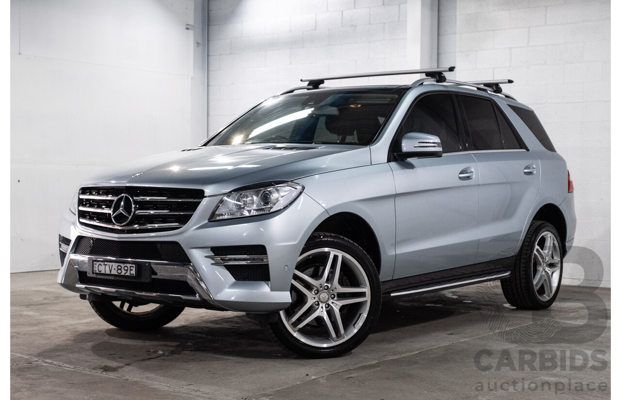 3/2014 Mercedes-Benz ML 250 CDI Bluetec (4x4) 166 4d Wagon Diamond Silver Metallic Turbo Diesel 2.1L