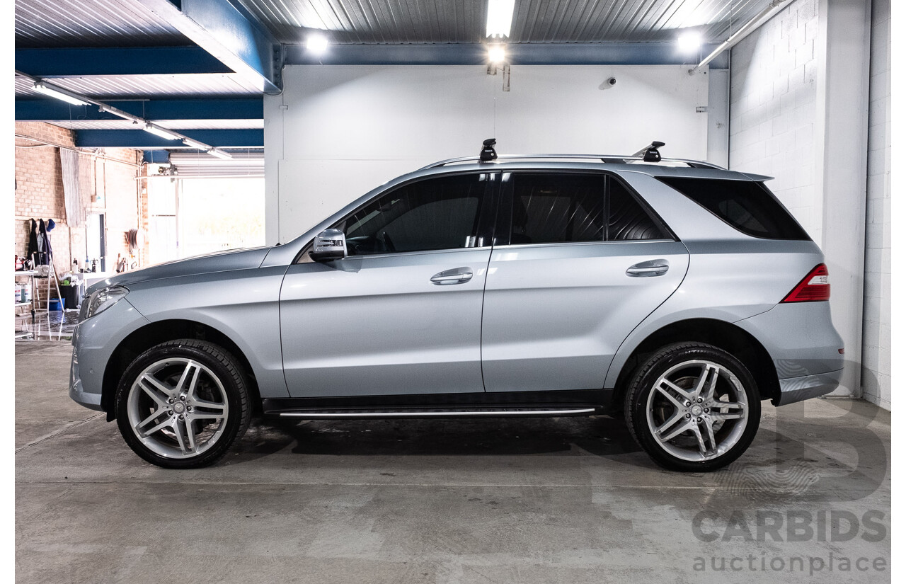 3/2014 Mercedes-Benz ML 250 CDI Bluetec (4x4) 166 4d Wagon Diamond Silver Metallic Turbo Diesel 2.1L