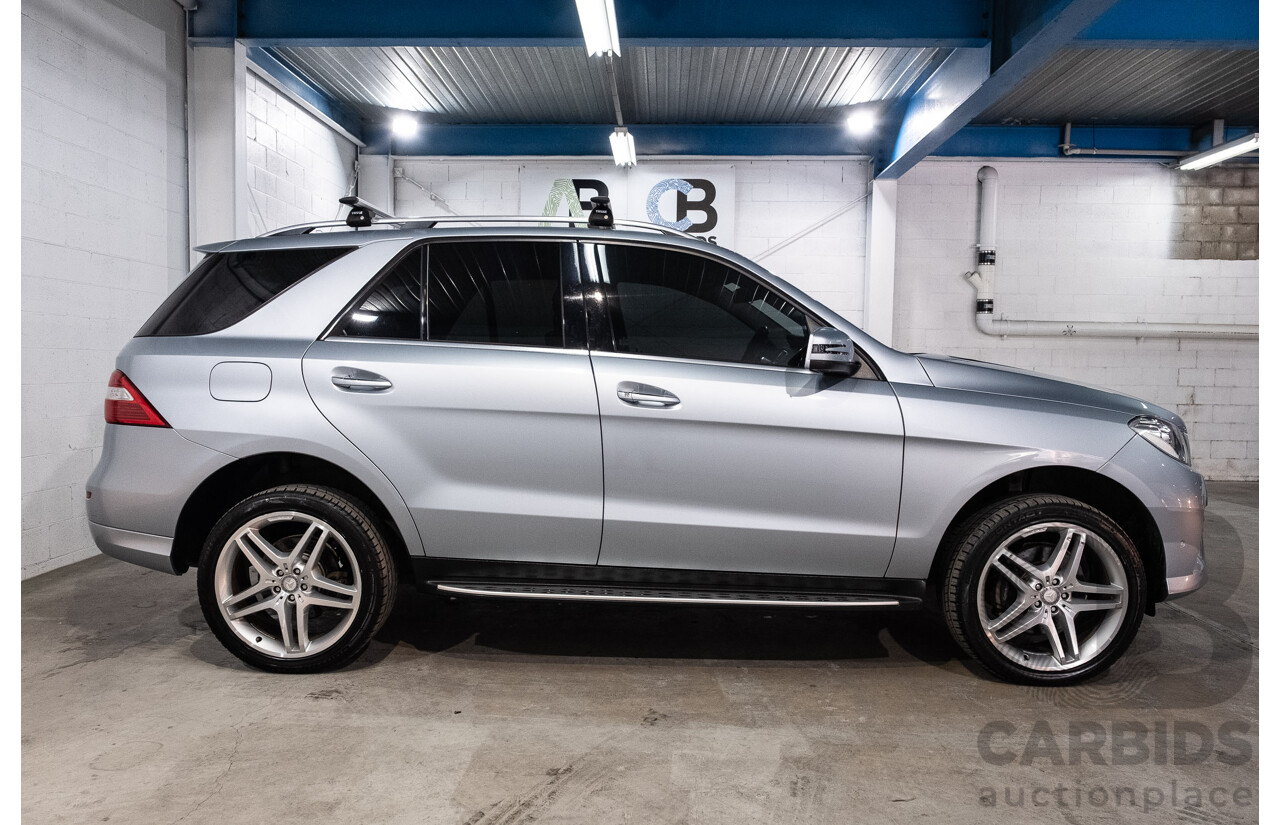 3/2014 Mercedes-Benz ML 250 CDI Bluetec (4x4) 166 4d Wagon Diamond Silver Metallic Turbo Diesel 2.1L