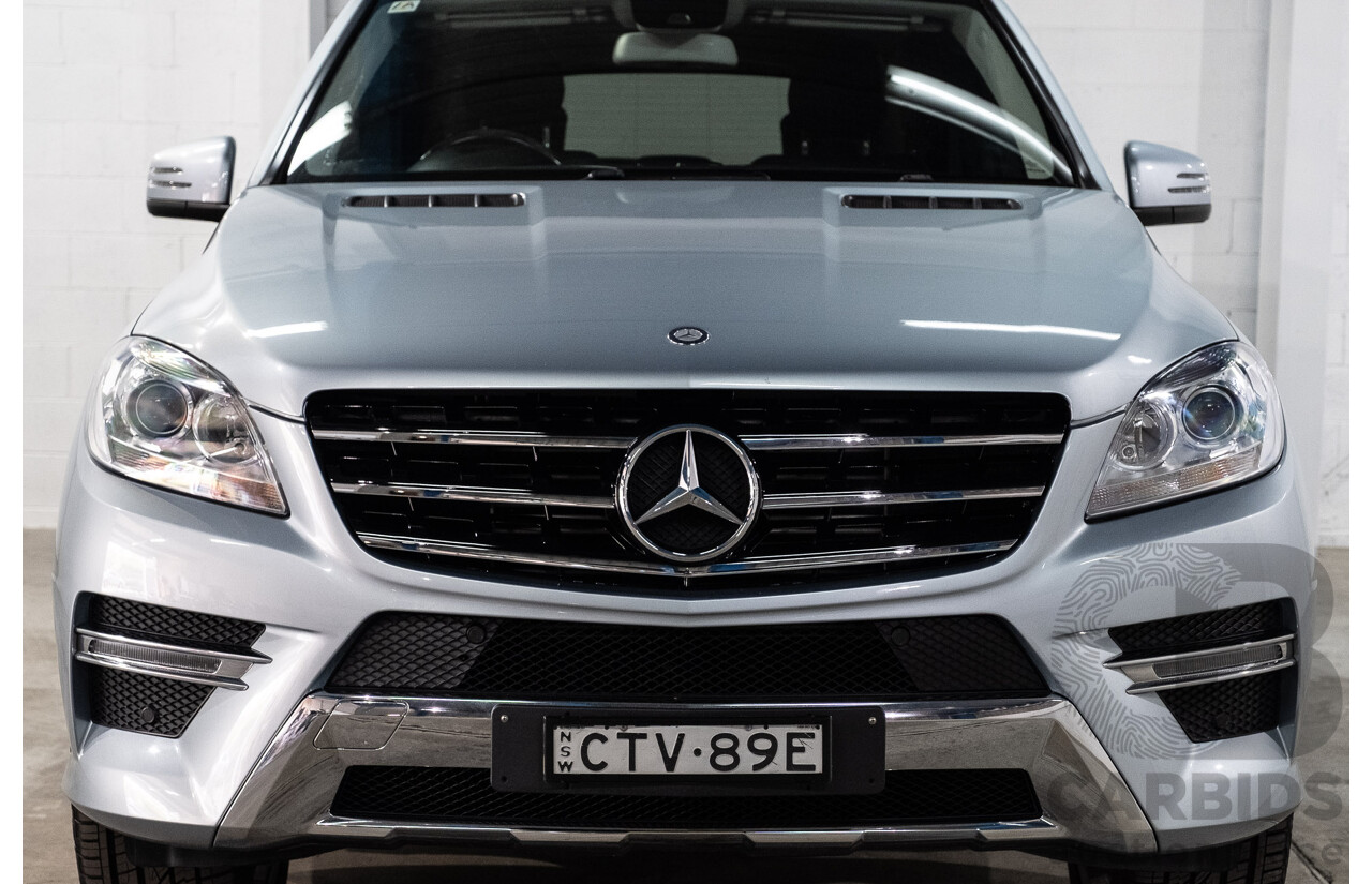 3/2014 Mercedes-Benz ML 250 CDI Bluetec (4x4) 166 4d Wagon Diamond Silver Metallic Turbo Diesel 2.1L