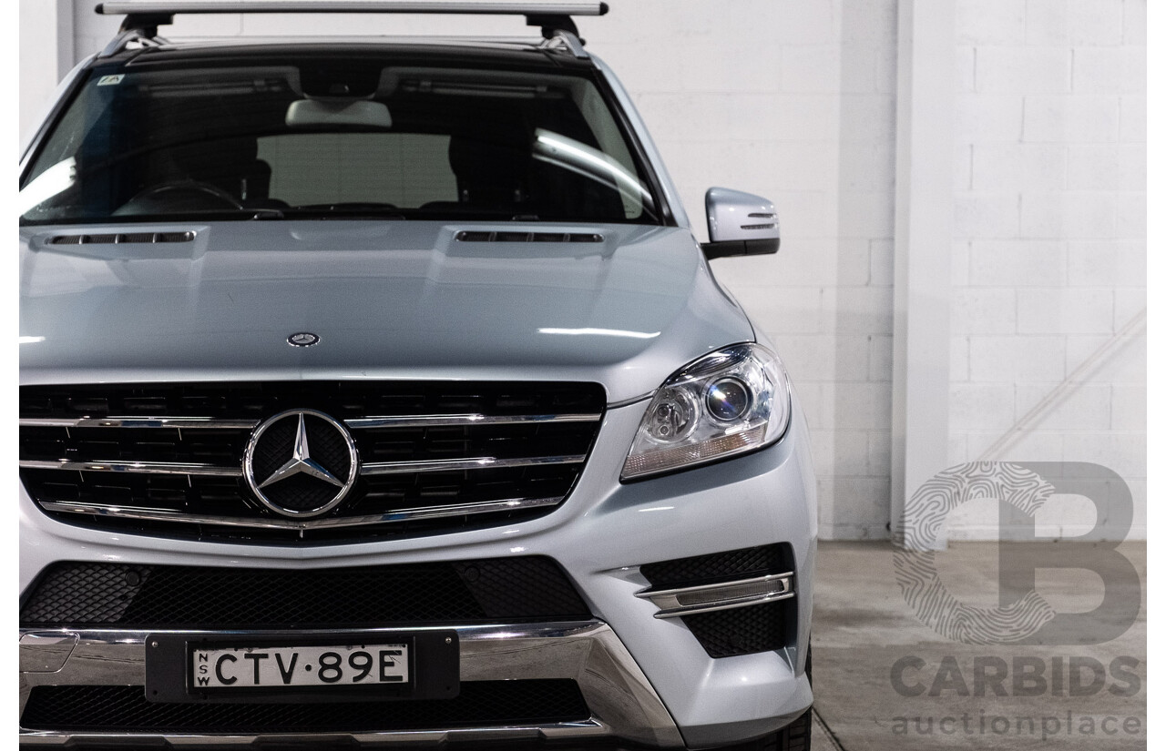 3/2014 Mercedes-Benz ML 250 CDI Bluetec (4x4) 166 4d Wagon Diamond Silver Metallic Turbo Diesel 2.1L