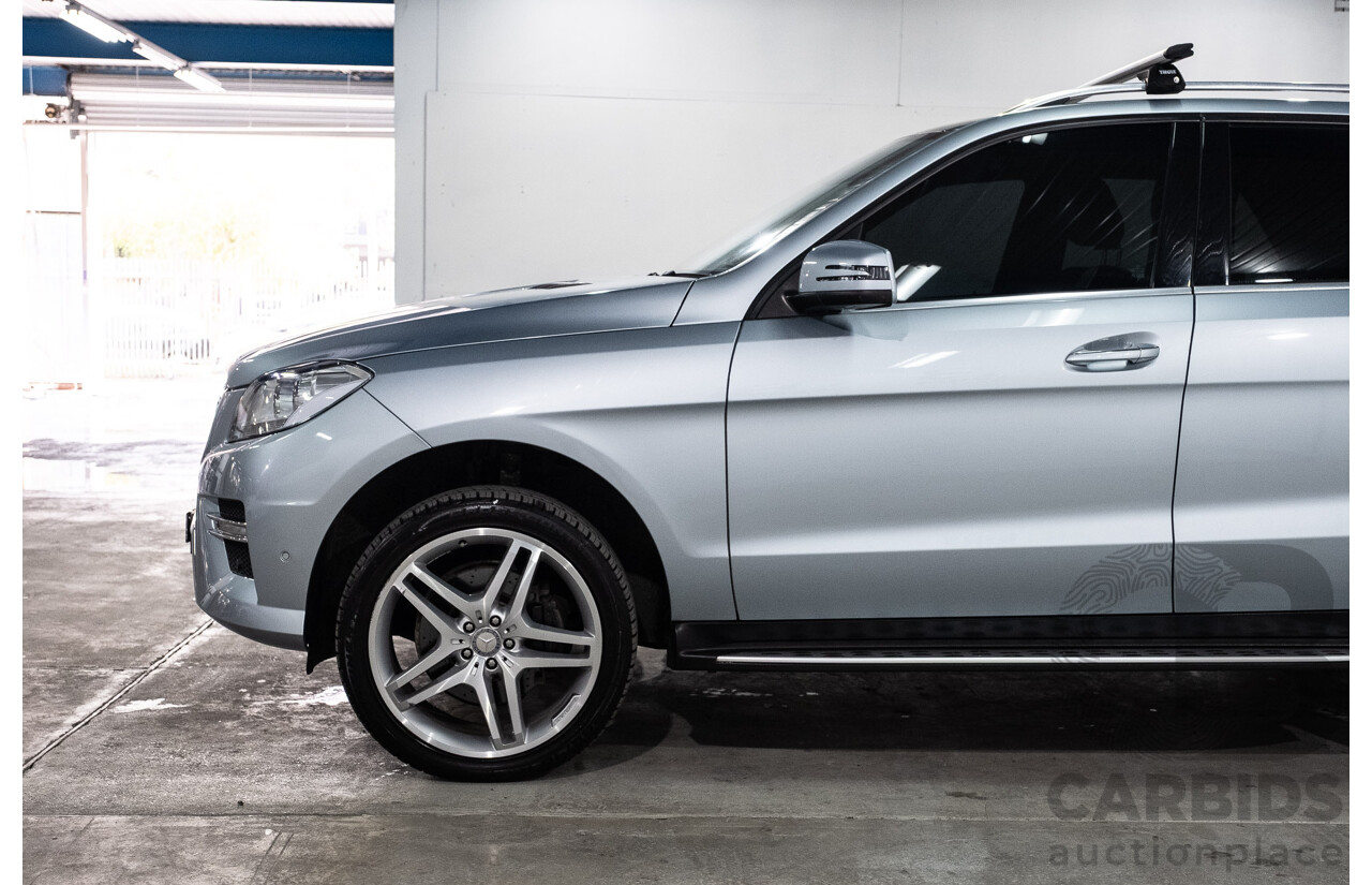 3/2014 Mercedes-Benz ML 250 CDI Bluetec (4x4) 166 4d Wagon Diamond Silver Metallic Turbo Diesel 2.1L