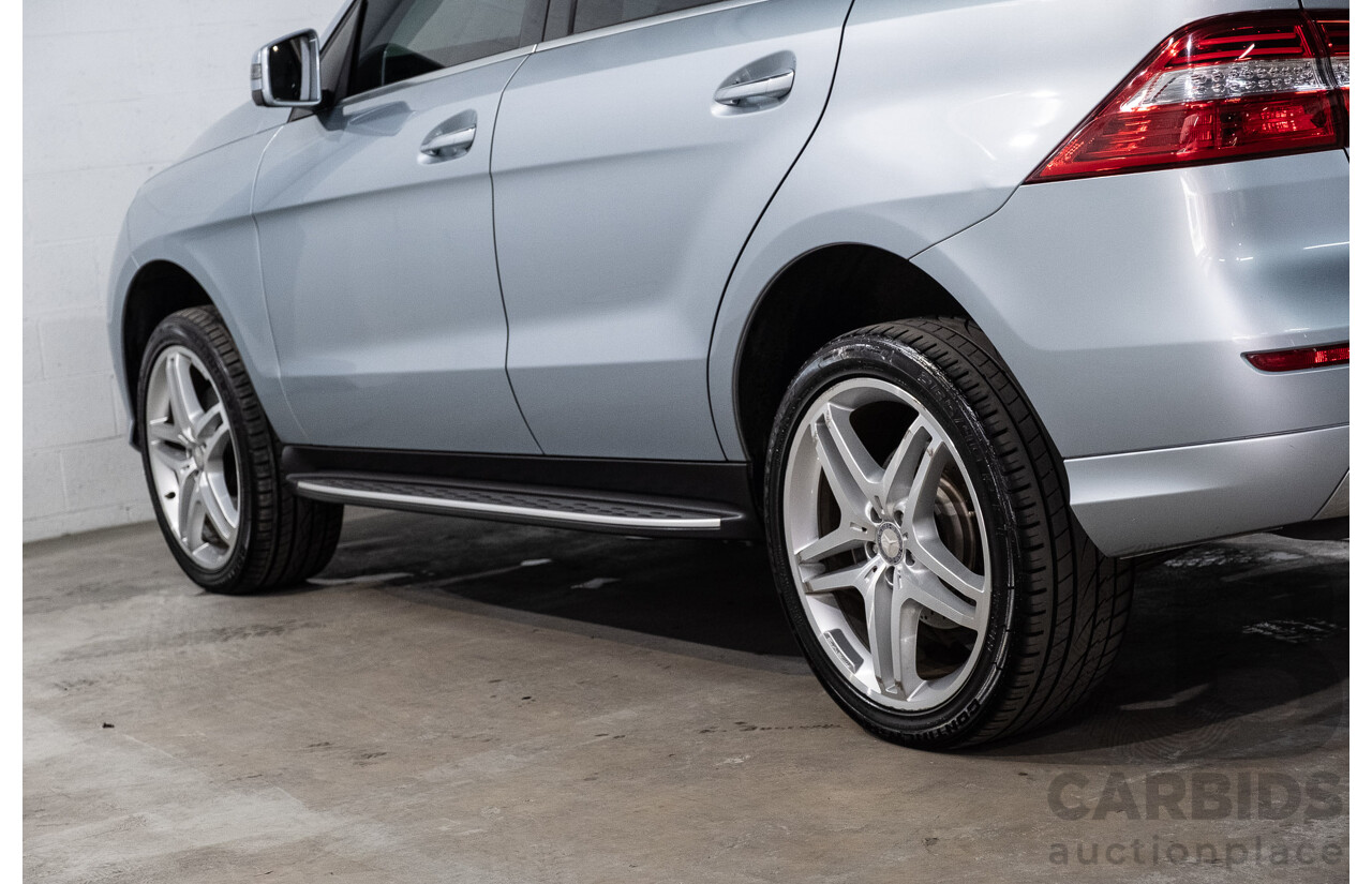 3/2014 Mercedes-Benz ML 250 CDI Bluetec (4x4) 166 4d Wagon Diamond Silver Metallic Turbo Diesel 2.1L