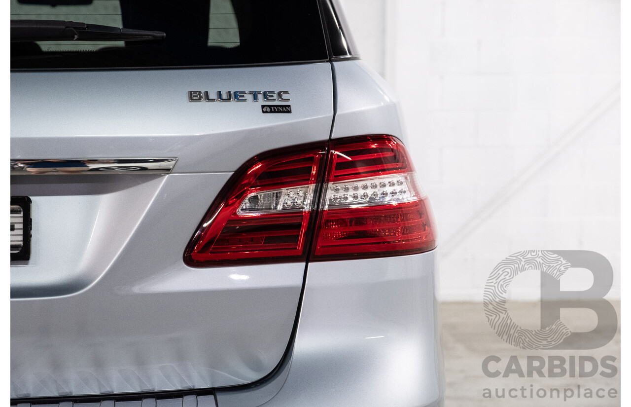 3/2014 Mercedes-Benz ML 250 CDI Bluetec (4x4) 166 4d Wagon Diamond Silver Metallic Turbo Diesel 2.1L