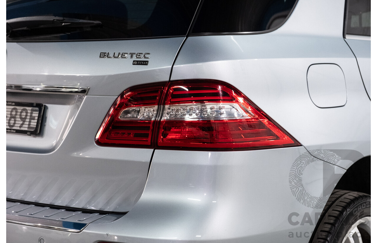 3/2014 Mercedes-Benz ML 250 CDI Bluetec (4x4) 166 4d Wagon Diamond Silver Metallic Turbo Diesel 2.1L