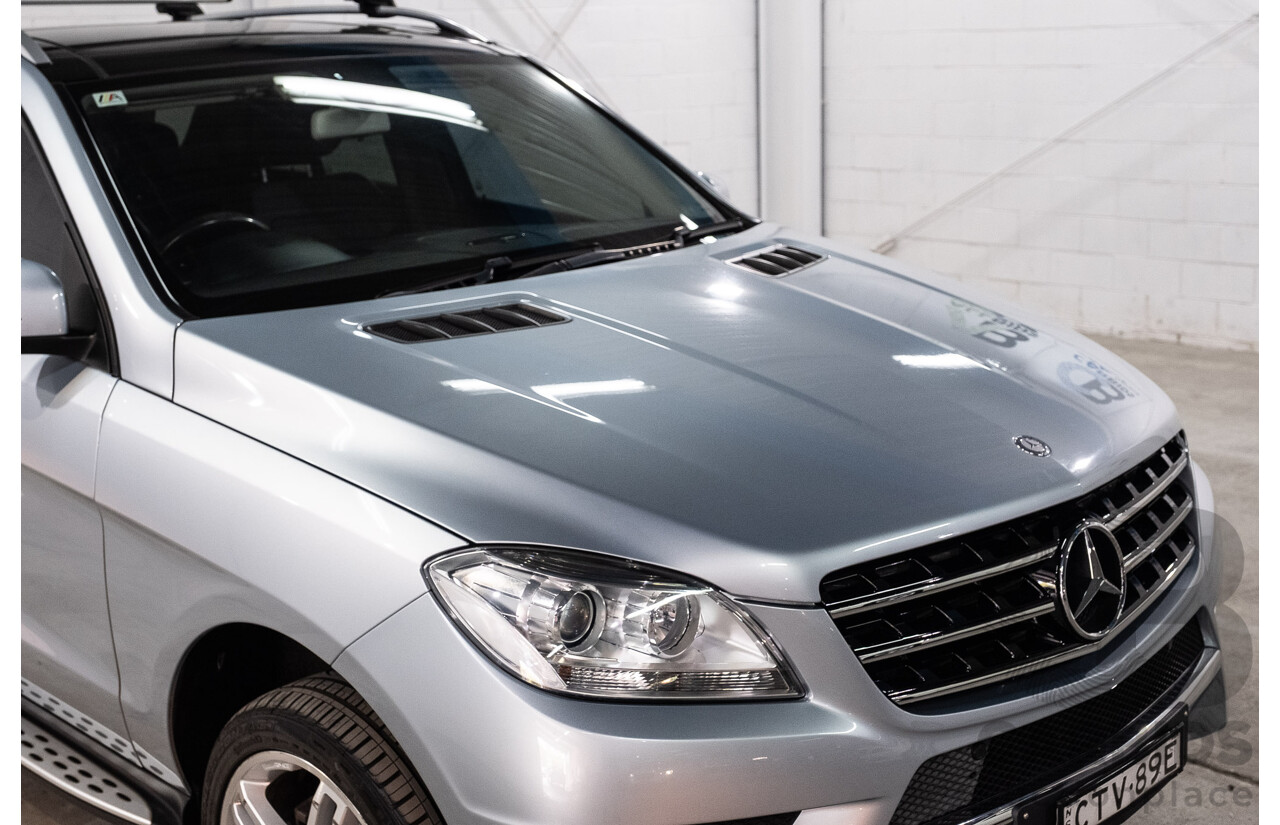 3/2014 Mercedes-Benz ML 250 CDI Bluetec (4x4) 166 4d Wagon Diamond Silver Metallic Turbo Diesel 2.1L