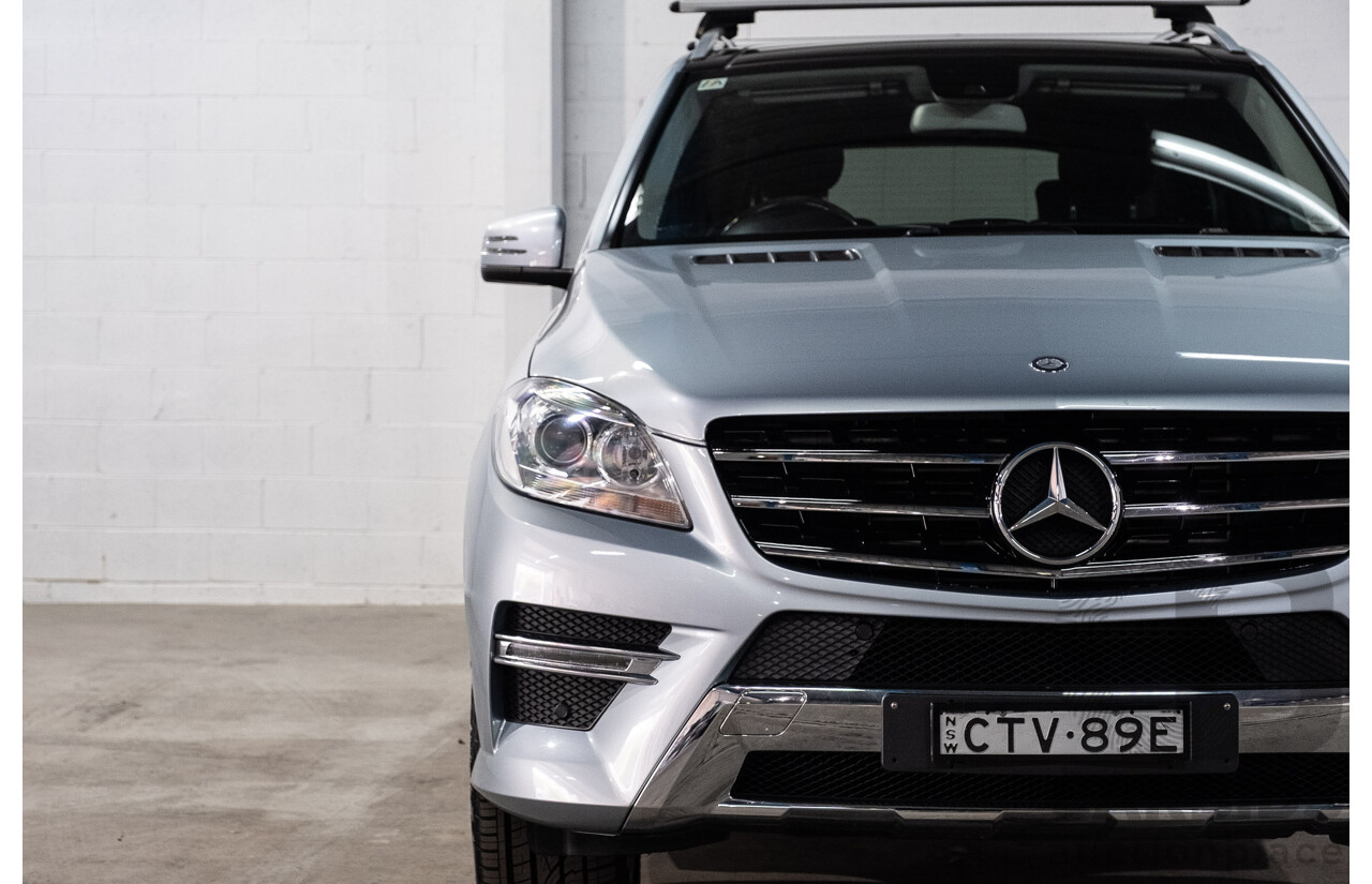 3/2014 Mercedes-Benz ML 250 CDI Bluetec (4x4) 166 4d Wagon Diamond Silver Metallic Turbo Diesel 2.1L
