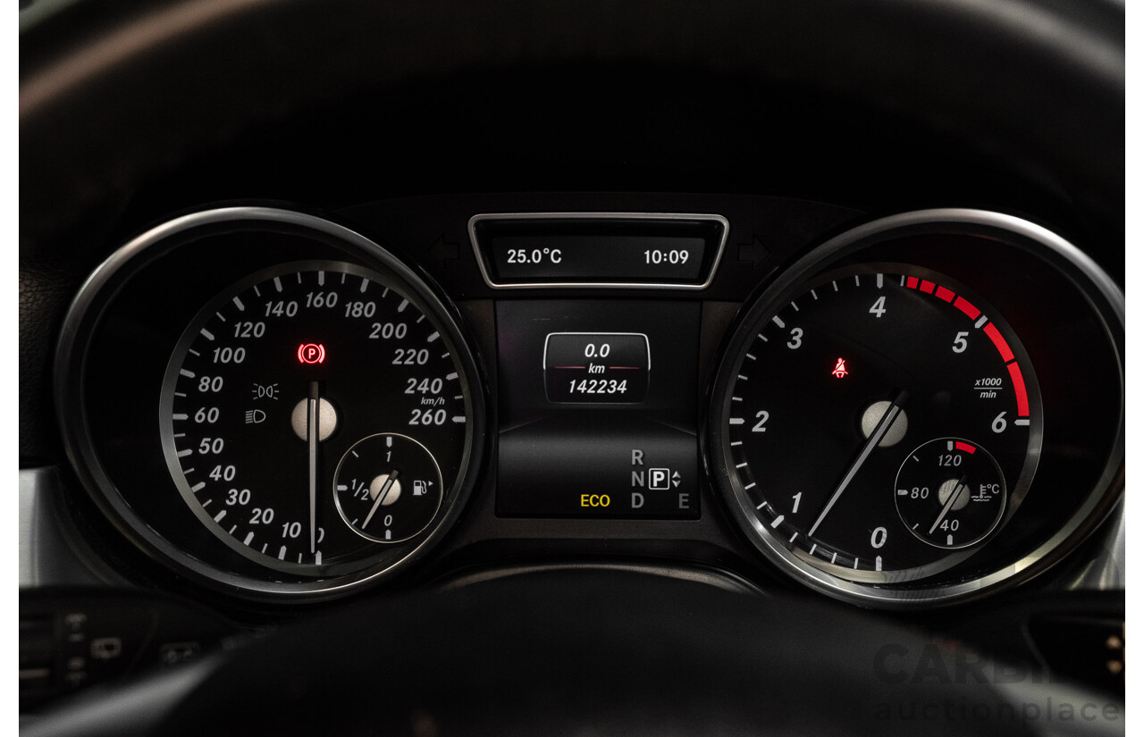 3/2014 Mercedes-Benz ML 250 CDI Bluetec (4x4) 166 4d Wagon Diamond Silver Metallic Turbo Diesel 2.1L