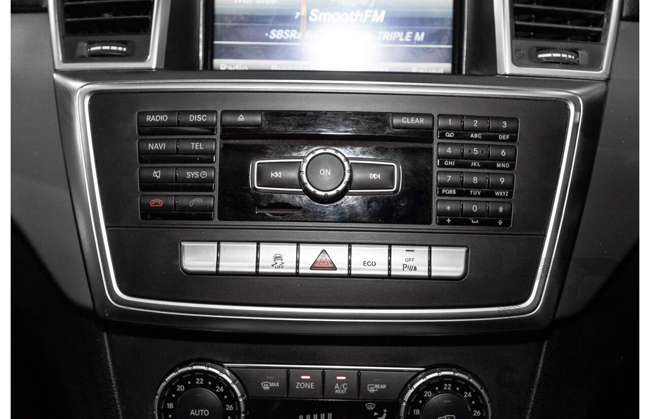 3/2014 Mercedes-Benz ML 250 CDI Bluetec (4x4) 166 4d Wagon Diamond Silver Metallic Turbo Diesel 2.1L