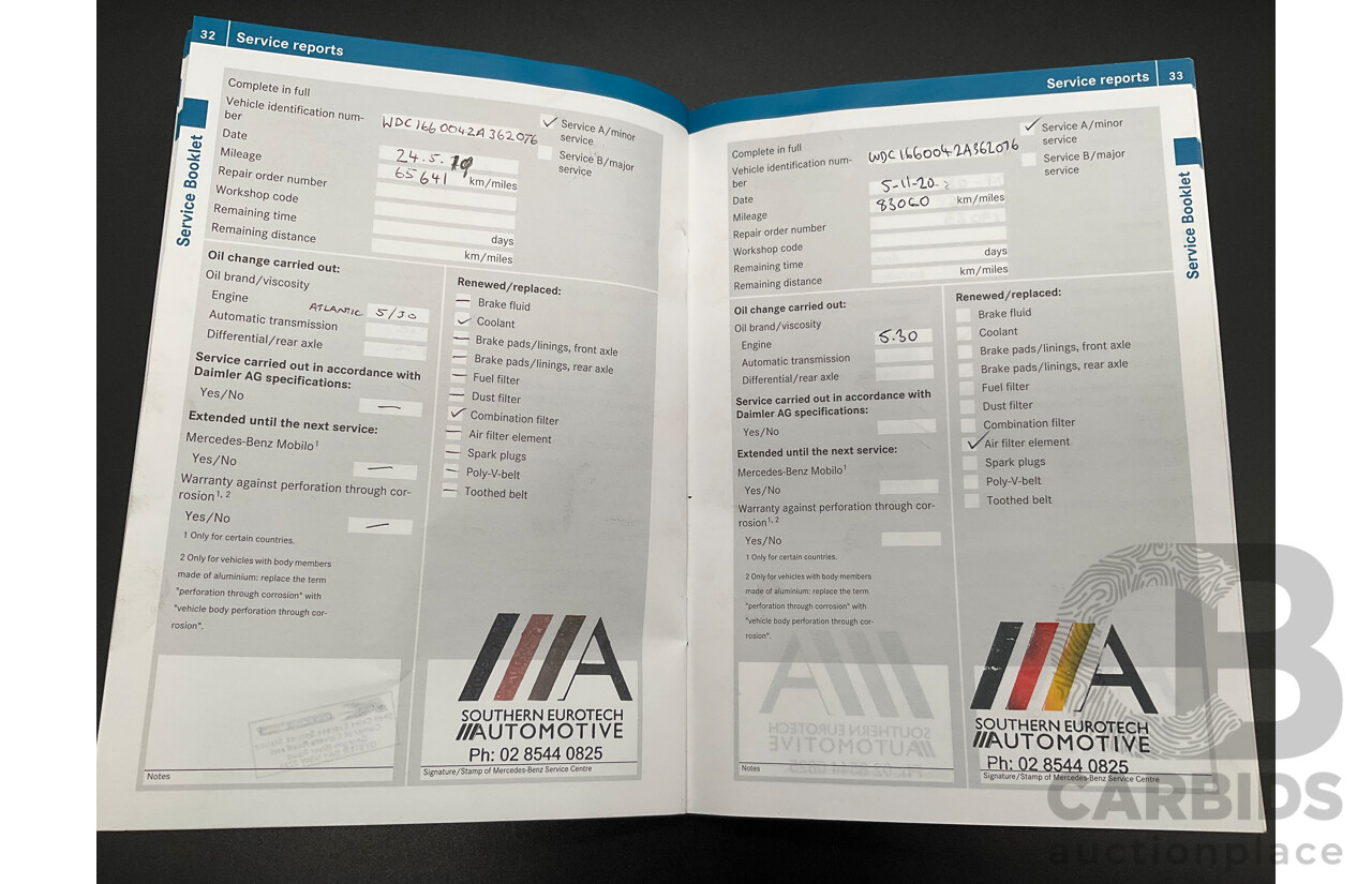 3/2014 Mercedes-Benz ML 250 CDI Bluetec (4x4) 166 4d Wagon Diamond Silver Metallic Turbo Diesel 2.1L