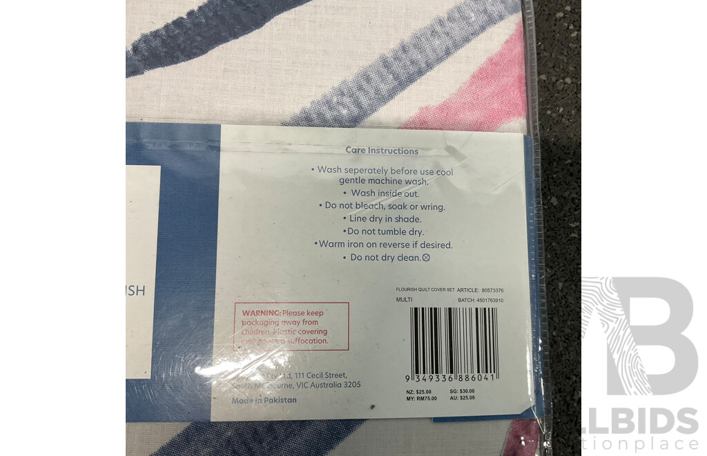 Assorted Household Items Includes Suitcase, Quilt Cover, Car Door Seals for Afra Romeo 30 and More