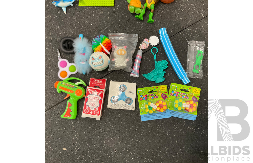 Mixed Lot - Kids' Toys, Carry Bag, Notebook, and More