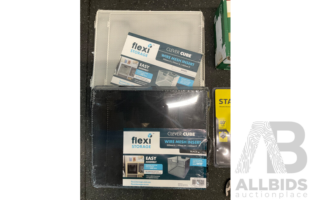 Assorted Tools and Storage Solution, Including BOSH Easy Shear, STANLEY and More