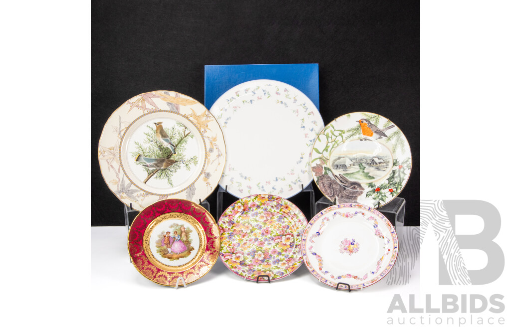 Collection of Various Porcelain Cabinet Plates