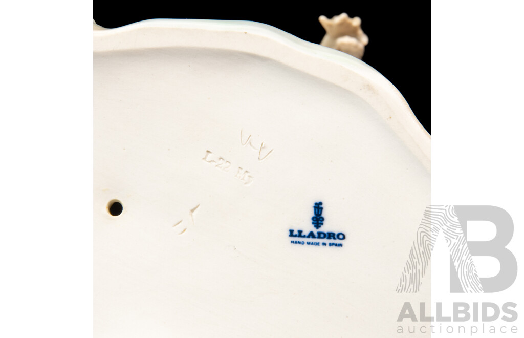 Lladro Harlequin and Ballerina Figural Group