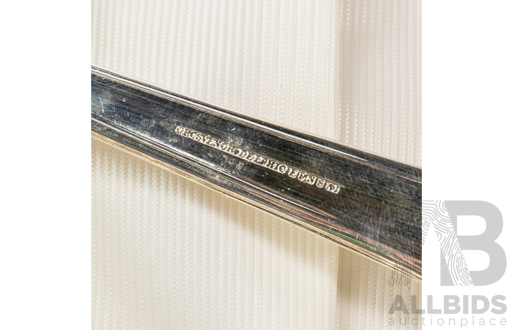 Vintage Grosvenor Delphic Dessert Set in Canteen