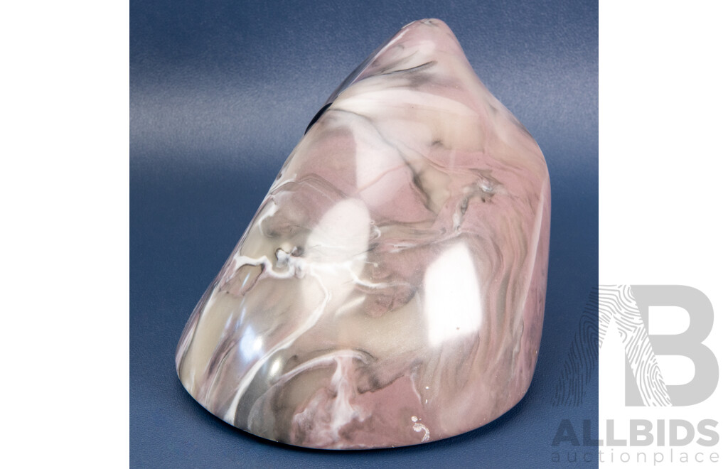 Carved Marble Peeking Seal Bust by Foots Artworks, Australia