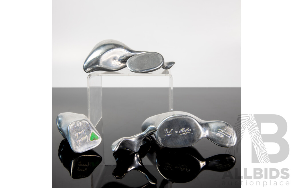 Nice Collection of Carl Hoselton Canada Polished Aluminium Animals