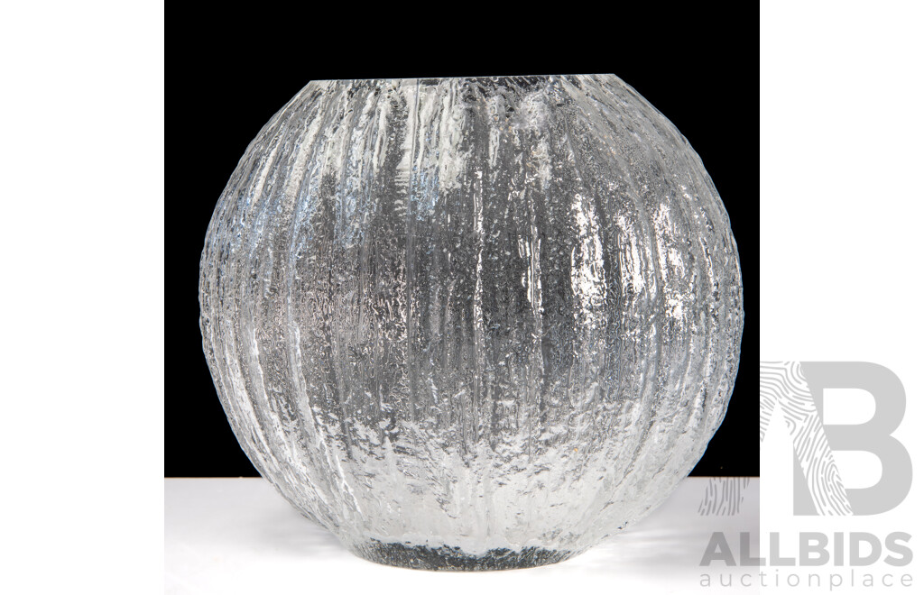 Retro Iittala Minora Glass Vase Designed by Timo Sarpaneva