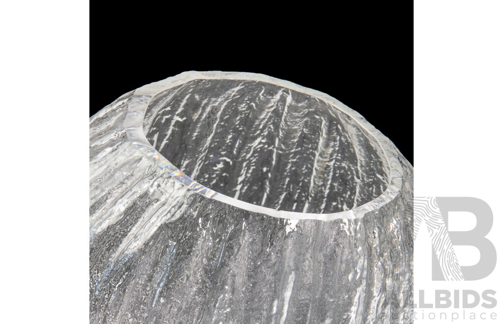 Retro Iittala Minora Glass Vase Designed by Timo Sarpaneva