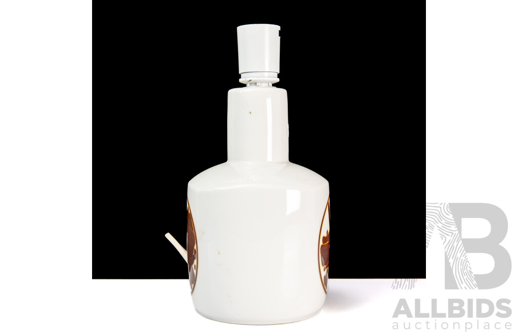 Vintage Danish Porcelain Table Lamp by Bing & Grøndahl, Copenhagen, Mid-Century