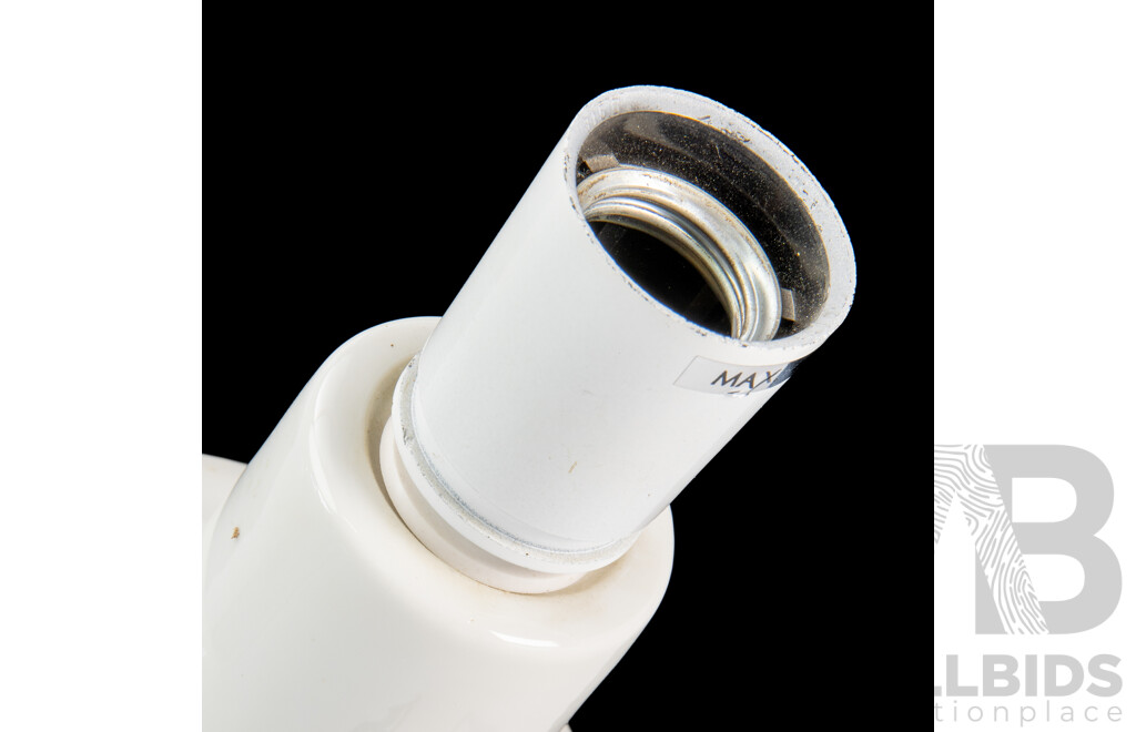 Vintage Danish Porcelain Table Lamp by Bing & Grøndahl, Copenhagen, Mid-Century