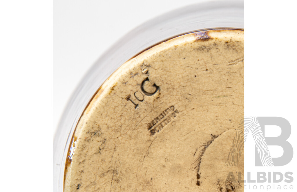 Antique Bendigo Drip Glazed Vase, 10G