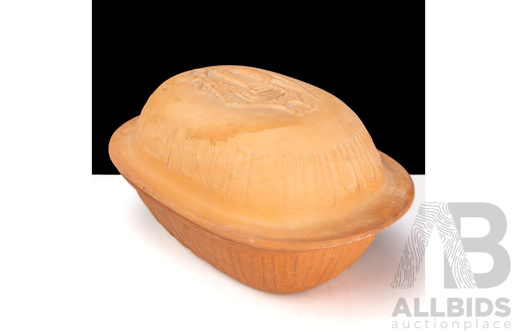 Scheurich Keramik West German Clay Roaster, Model 838, C.20th Century