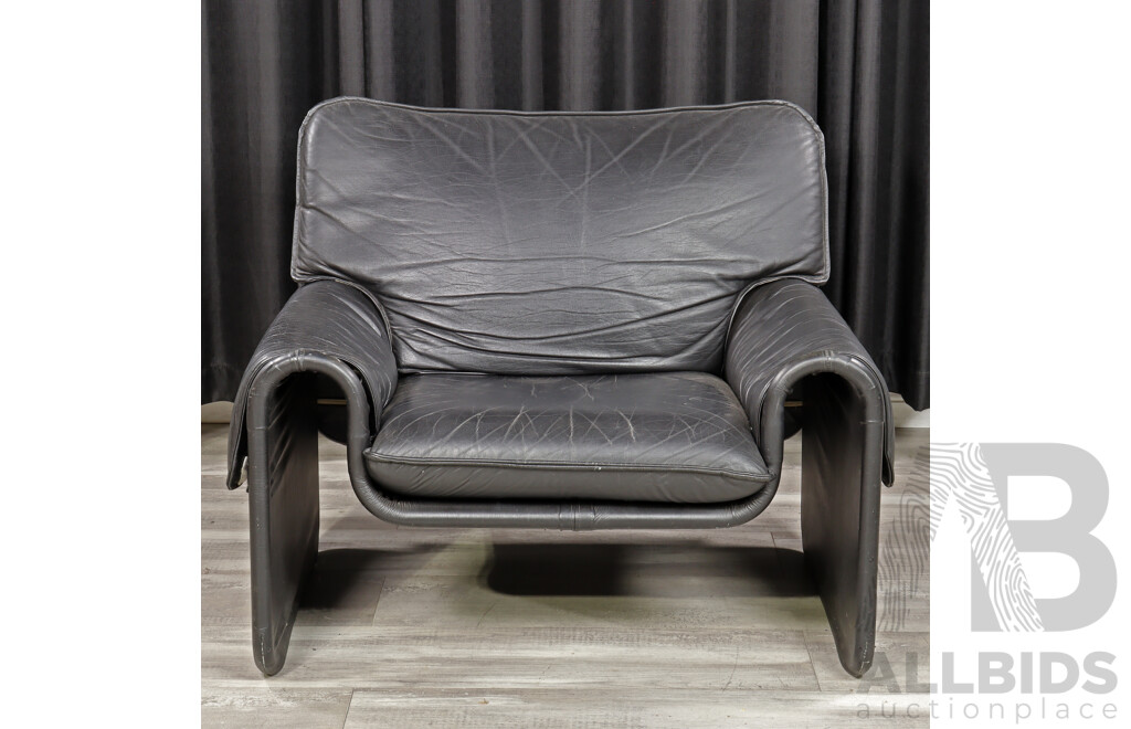 Vintage Leather De Sede 2011 Style Armchair