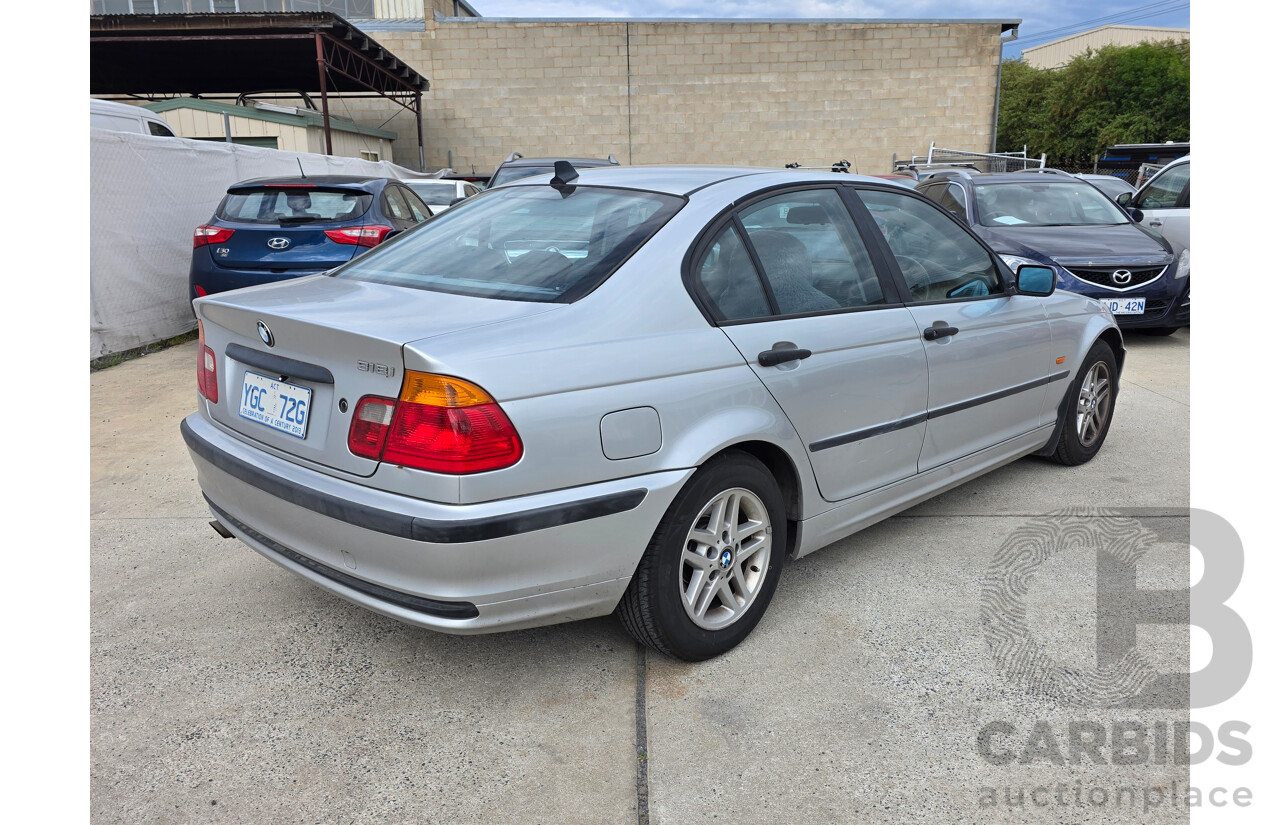 6/2001 Bmw 3 18i Executive E46 4d Sedan Silver 1.9L