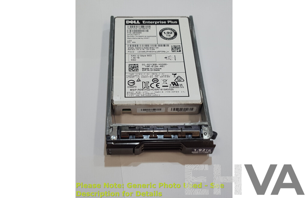 Dell Enterprise Plus (HUSMR1619ASS205) 1.92TB SAS 12Gbps SED 2.5-Inch Solid State Drive
