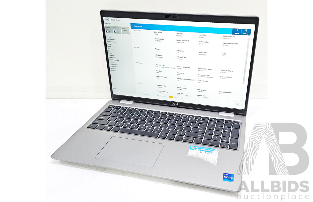 Dell Latitude 5540 13th Gen Intel Core I7 (1355U) 3.70GHz-5.00GHz 10-Core CPU 15.6-Inch FHD Laptop W/ Power Supply