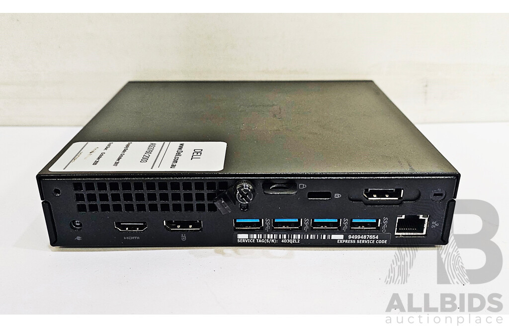 Dell OptiPlex 7050 Micro Intel Core I7 (6700T) 2.80GHz-3.60GHz 4-Core CPU Small Form Factor Desktop Computer