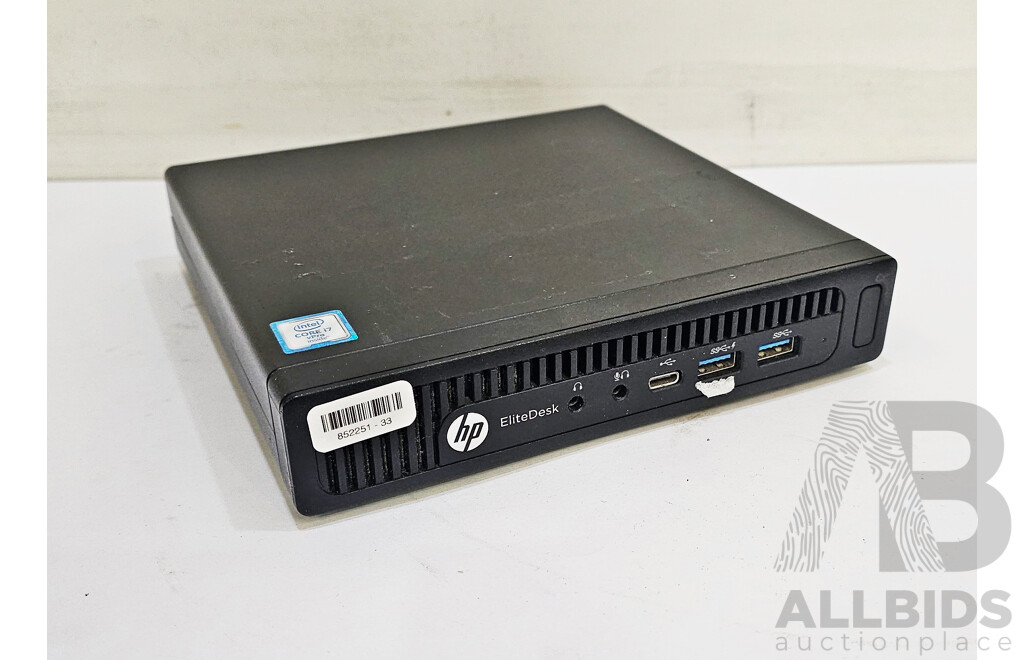 HP EliteDesk G2 Mini Intel Core I7 (6700T) 2.80GHz-3.60GHz 4-Core CPU Small Form Factor Desktop Computer