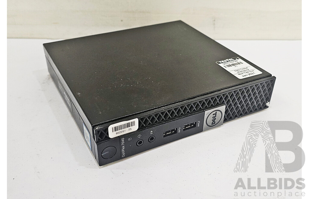 Dell OptiPlex 7040 Micro Intel Core I7 (6700T) 2.80GHz-3.60GHz 4-Core CPU Small Form Factor Desktop Computer
