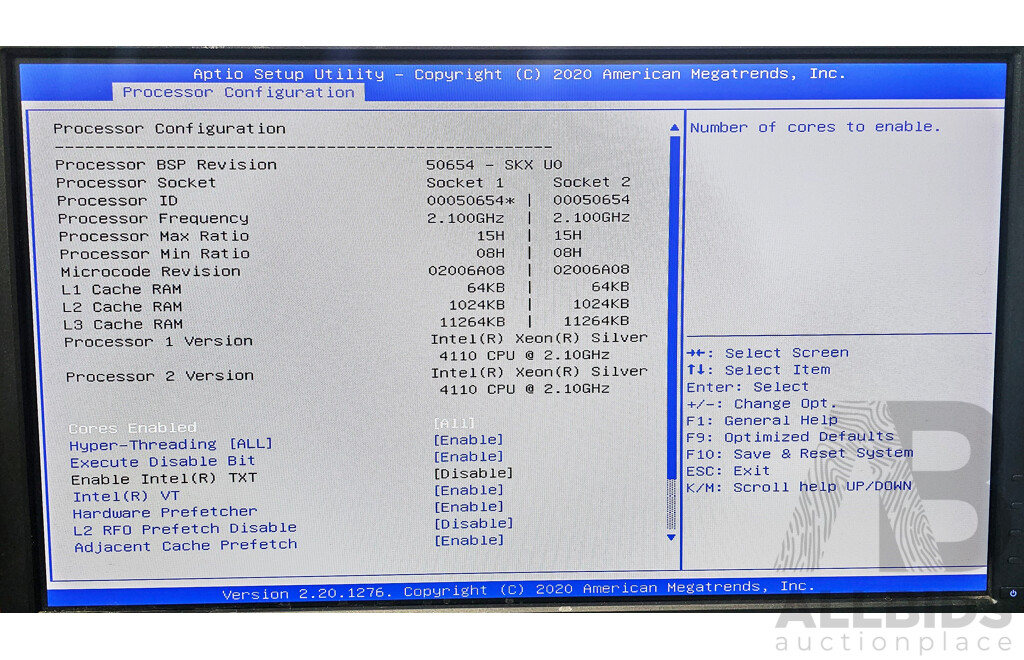 Cisco UCSC C220 M5 Intel Xeon SILVER (4110) 2.10GHz-3.00GHz 8-Core CPU 1RU Server W/ 64GB DDR4