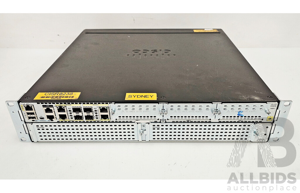 Cisco (ISR4451-X/K9) 4400 Series Integrated Services Router