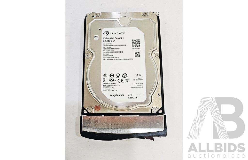 Seagate 4TB SATA 7.2K 3.5-Inch Hard Drive - Lot of Two