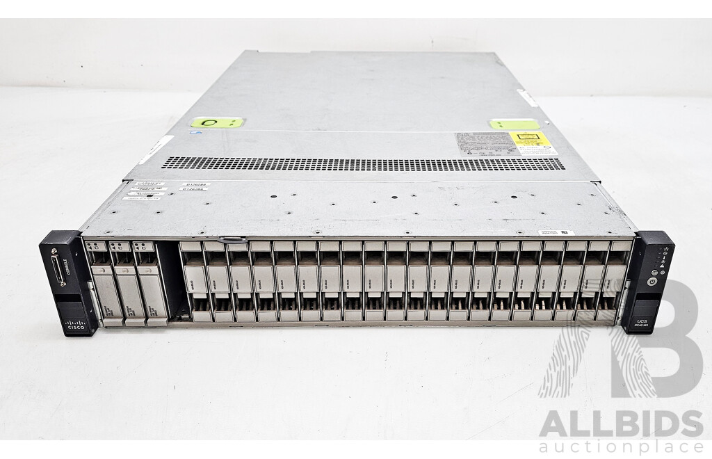 Cisco UCS C240 M3 Dual Intel Xeon - Lot 1673886 | ALLBIDS