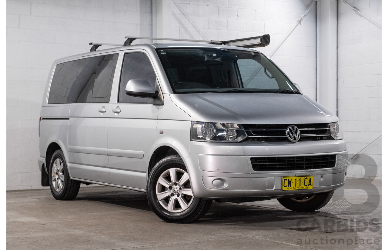 12/2010 Volkswagen Multivan 103 TDI Comfortline T5 MY10 4d Wagon Reflex Silver Metallic Turbo Diesel 2.0L