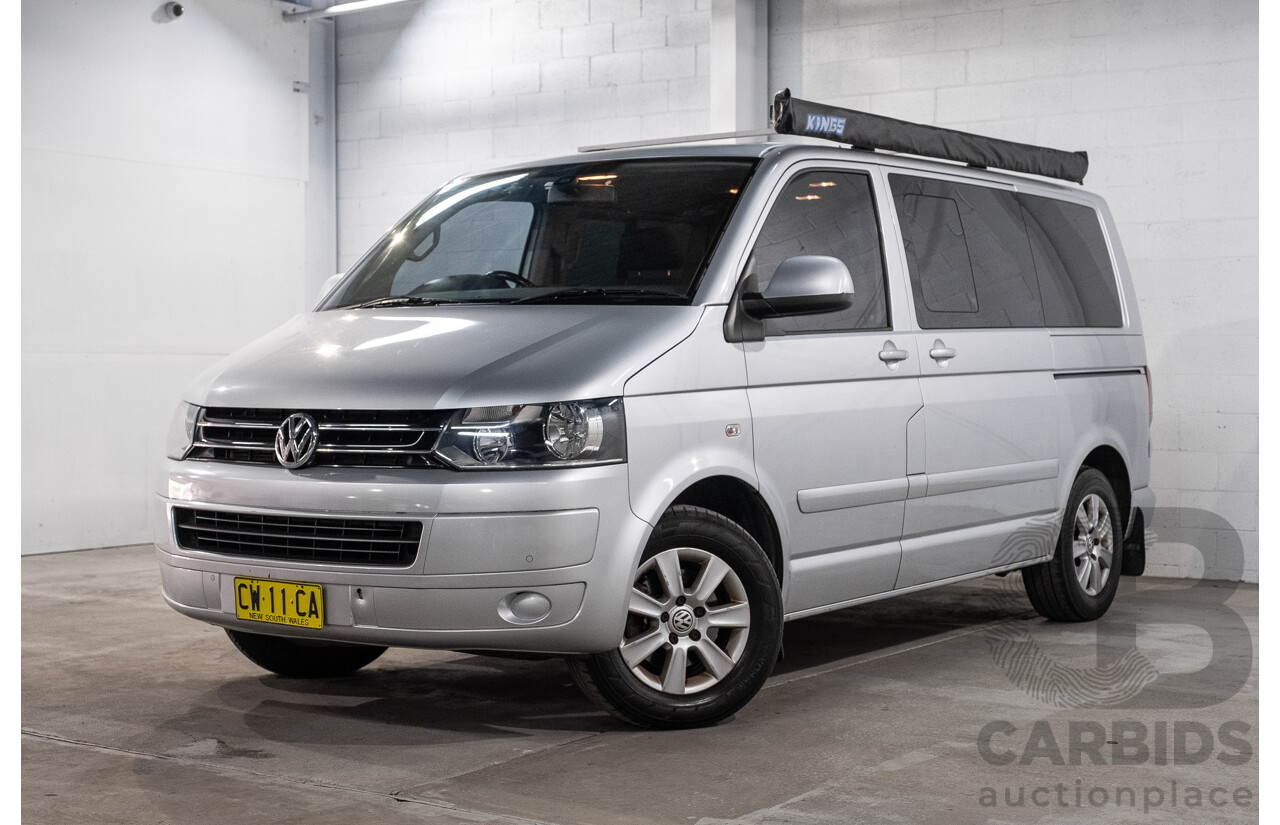 12/2010 Volkswagen Multivan 103 TDI Comfortline T5 MY10 4d Wagon Reflex Silver Metallic Turbo Diesel 2.0L