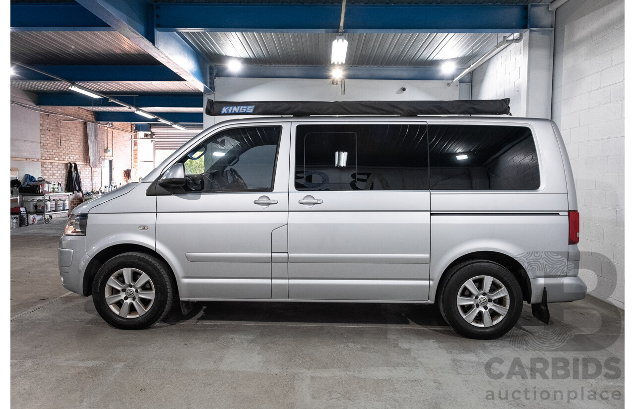 12/2010 Volkswagen Multivan 103 TDI Comfortline T5 MY10 4d Wagon Reflex Silver Metallic Turbo Diesel 2.0L