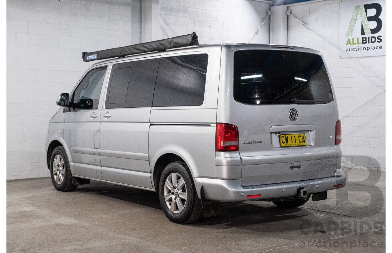12/2010 Volkswagen Multivan 103 TDI Comfortline T5 MY10 4d Wagon Reflex Silver Metallic Turbo Diesel 2.0L