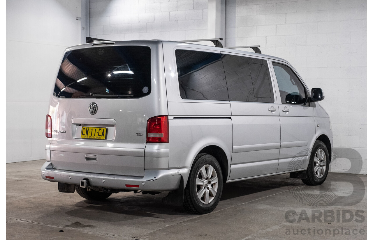 12/2010 Volkswagen Multivan 103 TDI Comfortline T5 MY10 4d Wagon Reflex Silver Metallic Turbo Diesel 2.0L