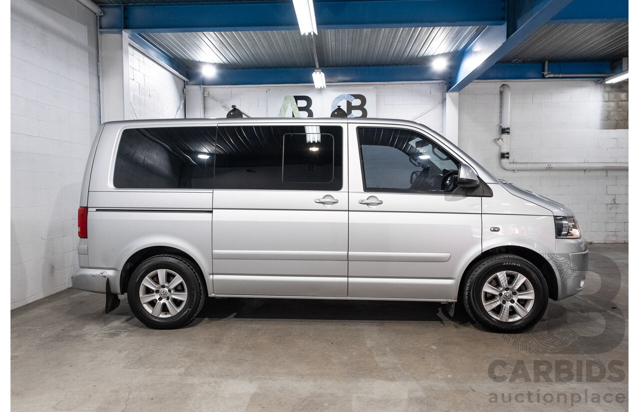 12/2010 Volkswagen Multivan 103 TDI Comfortline T5 MY10 4d Wagon Reflex Silver Metallic Turbo Diesel 2.0L