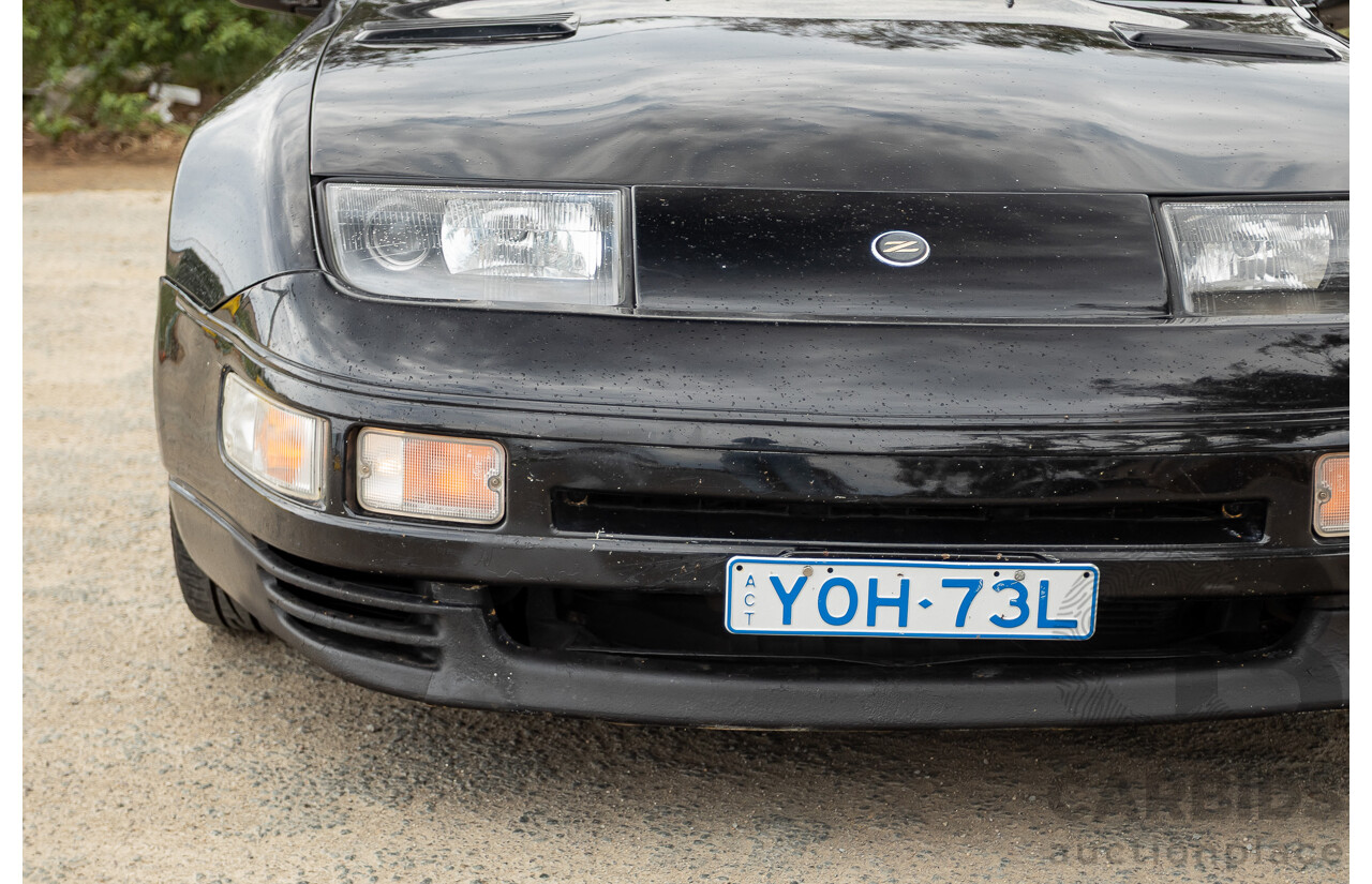 1/1992 Nissan 300ZX Targa 2d Coupe Black Twin Turbo 3.0L - 09/2001 Import