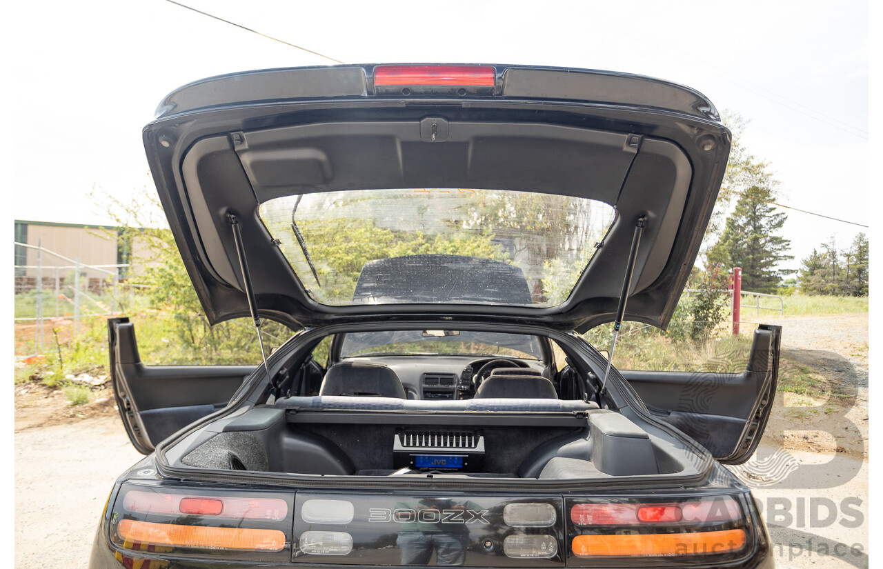 1/1992 Nissan 300ZX Targa 2d Coupe Black Twin Turbo 3.0L - 09/2001 Import